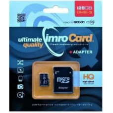 Imro Karta pamięci microSDXC 128GB Imro+ adp 10C UHS-3