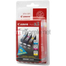 Canon Tusz Canon zestaw tuszy CLI-521CMY (cyan, magenta, yellow)