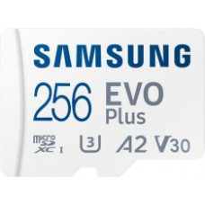 Samsung | MicroSD Card | EVO Plus | 256 GB | microSDXC Memory Card | Flash memory class U3, V30, A2