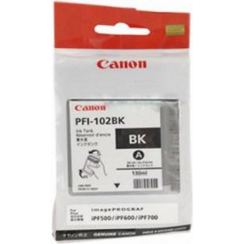 Canon Tusz Canon oryginalny tusz PFI-102BK, black (0895B001)