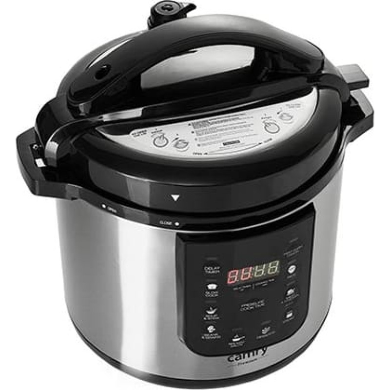 Camry CR 6409 multi cooker 6 L 1000 W Black,Stainless steel
