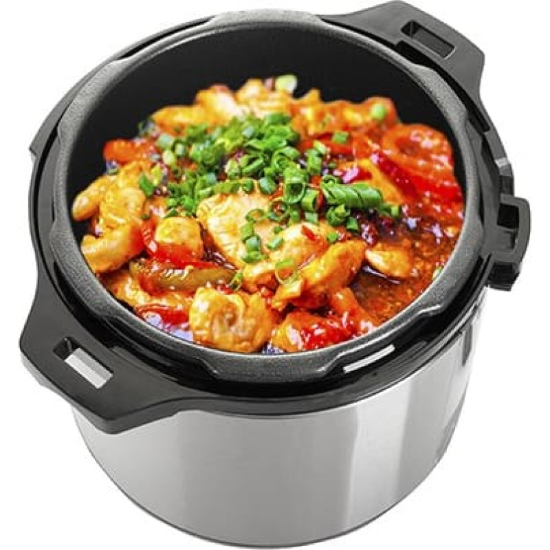 Camry CR 6409 multi cooker 6 L 1000 W Black,Stainless steel