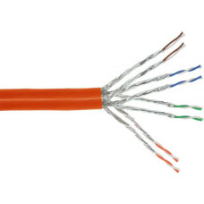 Inline Kabel instalacyjny S/FTP, PiMF, Cat.7a, AWG23, 1200MHz, halogen free, pomarańczowy, 500m (77500I)