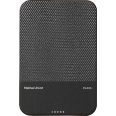 Native Union (Re)Classic Power Bank - magnetyczny powerbank 10000 mAh kompatybilny z MagSafe i Qi2, kabel USB-C - USB-C 15 cm w zestawie (black)