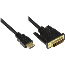Alcasa Adapter AV Alcasa Alcasa 1m HDMI/DVI-D Czarny