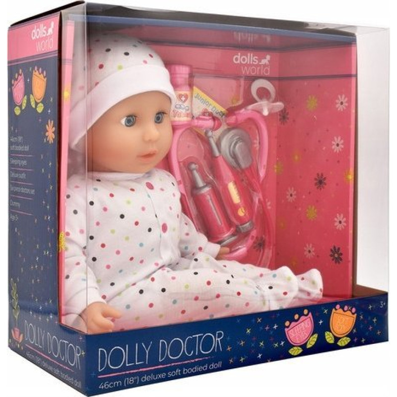 Noname DollsWorld lalka Dolly Doctor 46cm 78502 85027