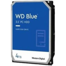 Western Digital HDD|WESTERN DIGITAL|Blue|4TB|SATA|256 MB|5400 rpm|3,5