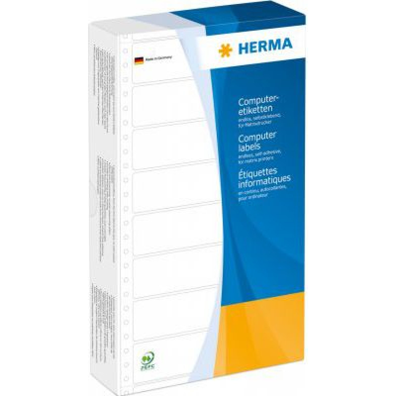 Herma Komputerowe etykiety, 1-track, 147,32 x 99,2 mm, białe, 1000 sztuk (8072)