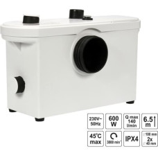 Toya WAVE WC PUMP 600W WITH GRINDER