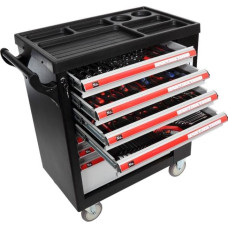 Pro-Line Wózek narzędziowy Pro-Line 2 półki 7 szuflad z wyposażeniem (33129)