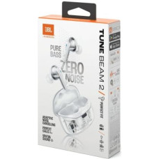 JBL Tune Beam 2 Ghost Edition TWS Bluetooth Wireless In-Ear Earbuds Ghost White EU