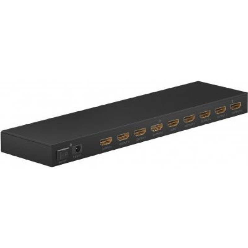 Goobay Goobay 58484 rozgałęziacz telewizyjny HDMI 8x HDMI