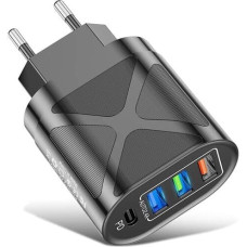 Promate GaNPort4-100PD GaNFast™ Wall Charger ES/ASV/AK/AUS