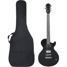 Vidaxl Gitara elektryczna z pokrowcem, czarna, 4/4, 39