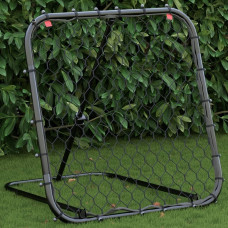 Vidaxl Rebounder do piłki nożnej, regulowany, czarny, 84x73x60-80 cm