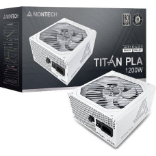 Montech Titan PLA 1200W - 80 PLUS & Cybenetics Platinum Netzteil, modular, PCIe 5.1 - 1200 Watt, weiß
