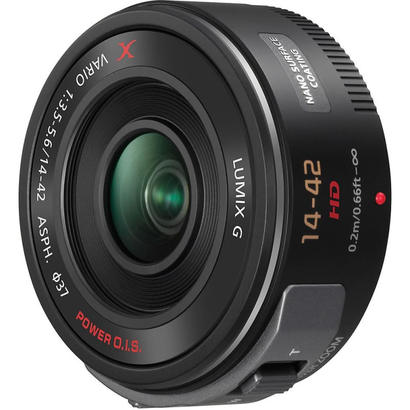 Panasonic Lumix G X Vario PZ 14-42mm f/3.5-5.6 ASPH. Power O.I.S. objektiiv, must