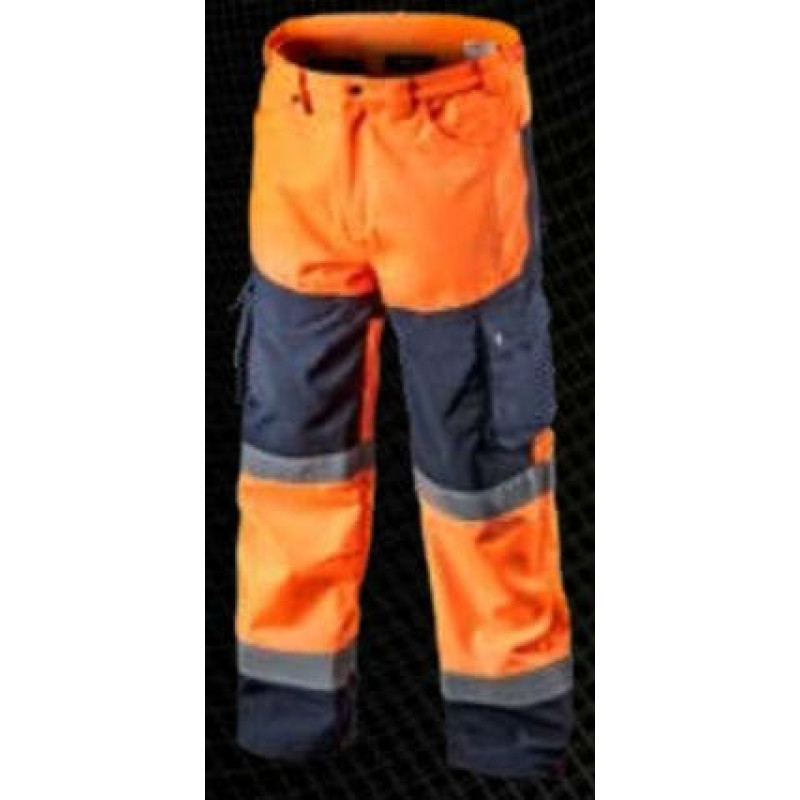 NEO Spodnie robocze ostrzegawcze softshell pomarańczowe rozmiar XXL (81-751-XXL)