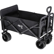 Nils Camp Saliekamie ratiņi NC1608 FOLDING WAGON BLACK NILS CAMP