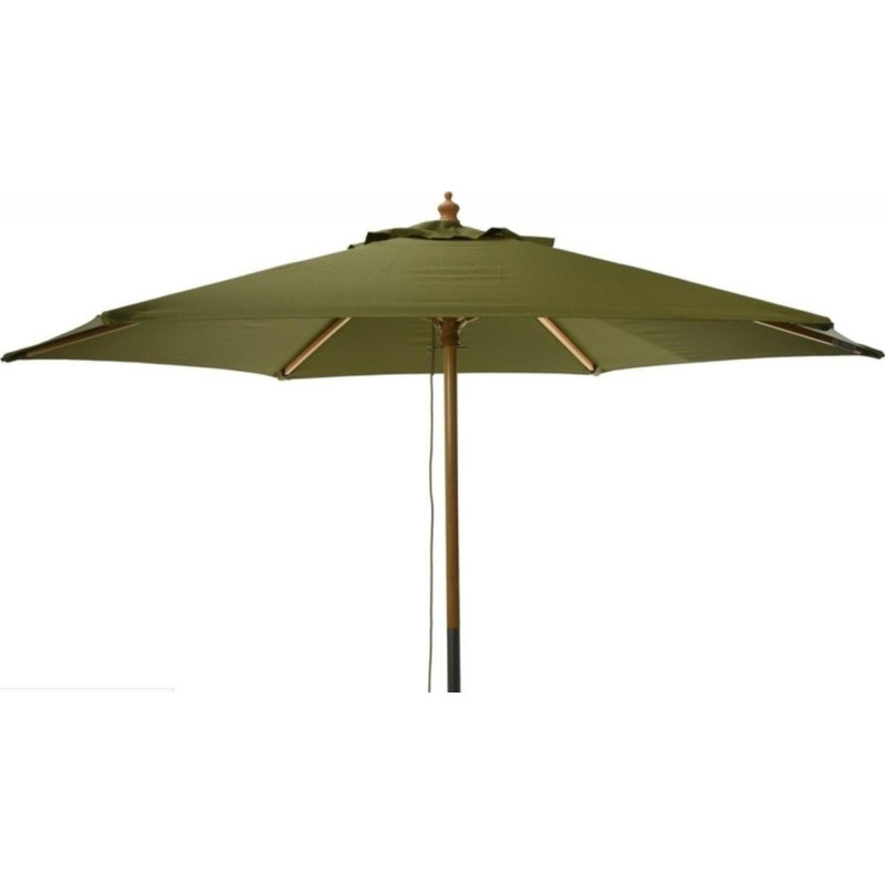 Progarden PARASOL OGRODOWY DREWNIANY 250CM SKŁADANY ZIELONY