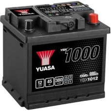 Maxgear Akumulator YUASA 12V 45Ah/380A YBX1000 CaCa (P+ standardowy) 207x175x190 B13 (rozruchowy)
