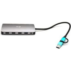 I-Tec Docking Station USB 3.0/USB-C/Thunderbolt 3x Display Metal Nano Dock LAN +Power Delivery 100W
