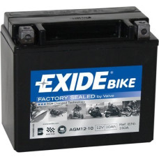 Maxgear Akumulator AGM EXIDE 12V 10Ah 150A L+ Bezobsługowy 150x87x130mm Uruchomiony YTX12-BS pasuje do: AEON COBRA CROSSLAND APRILIA ATLANTIC PEGASO RST RSV SCARABEO SPORTCITY 50-1340 1980-2019