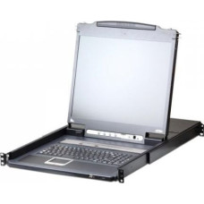 Aten Konsola KVM Aten ATEN KVM 8 port LCD LED 17'' + keyboard + touchpad USB-PS/2, IP Admin - CL5708IM-ATA-AG