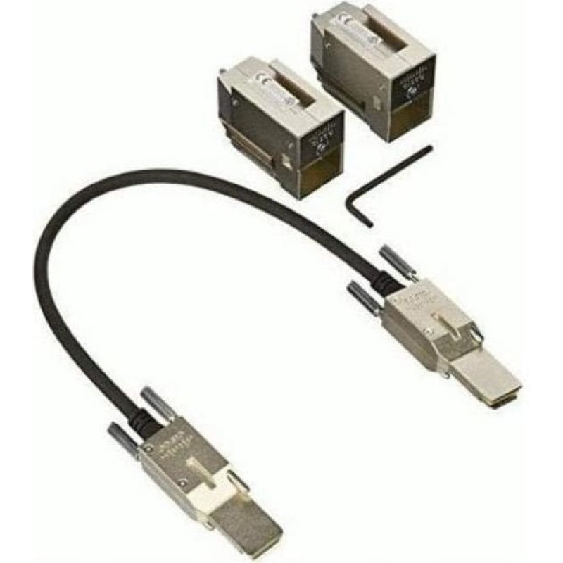 Cisco C9300L-STACK-KIT2= kabel InfiniBand / światłowodowy 0,5 m Czarny, Szary
