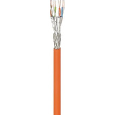 Goobay CAT 7A kabel sieciowy, S/FTP (PiMF), Pomarańczowy - Długość kabla 500 m