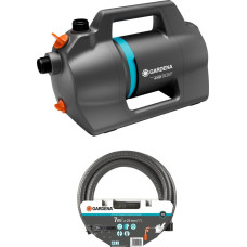Gardena GARDENA Garden Pump 4100 Silent, suction hose set (dark grey/turquoise, 550 watts, model 2023)