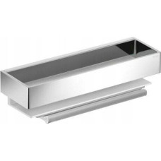 Keuco Edition 11 shower basket with glass squeegee aluminum/chrome