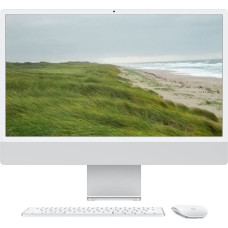 Apple iMac Z1EJ 59,62cm 23,5Zoll Standardglas M4 10C CPU/10C GPU/16C N.E. 32GB 512GB SSD Gbit Eth MM MaKey TID DE Silber
