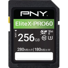 PNY SD EliteX-PRO 60 UHS-II 256GB Flash Memory Card