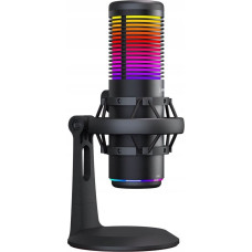 Rampage Bemol Mikrofon gamingowy/do podcastów RGB USB-C czarny