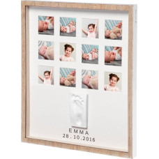 Baby Art First Year Print Frame komplekts mazuļa pēdiņu / rociņu nospieduma izveidošanai  wooden 3601094800