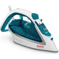 Tefal EasyGliss Plus FV5718 iron Dry & Steam iron Durilium soleplate 2400 W Turquoise, White