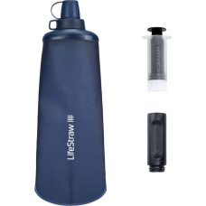 Lifestraw Butelka z filtrem Lifestraw Peak Series Flex Squeeze Bottle 1L - mountain blue Uniwersalny