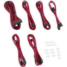 Cablemod Zestaw kabli, Czerwony (ZUAD-992)