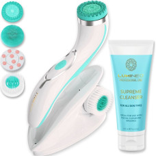 Lumineo Professional line szczoteczka do twarzy brush pro turkusowa + Żel oczyszczajacy lumineo do wszystkich typów cery 100 ml