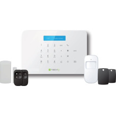 Techly Zestaw alarmowy GSM centralka/2 czujniki/2 piloty/2 karty RFID