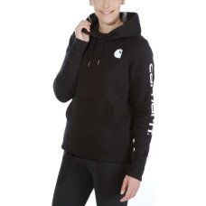 Carhartt Bluza Carhartt Clarksburg Sleeve Logo Hooded Black