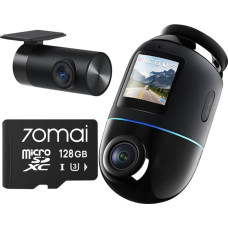 70Mai Wideorejestrator 70mai Omni X800 4K set Czarny + karta SD 128GB