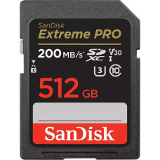 Sandisk mälukaart SDXC 512GB Extreme Pro