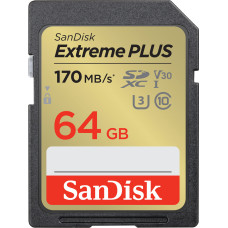 Sandisk mälukaart SDXC 64GB Extreme Plus