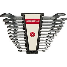 Gedore Gedore Red double open ended spanner set, long, 12 parts, wrenches (chrome, SW 6 - 32mm)