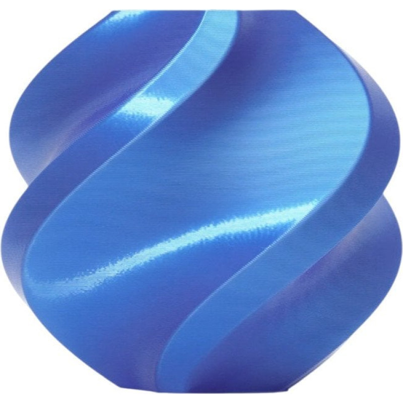 Bambulab Filament Bambu Lab PLA Silk 1,75mm 1kg - w zestawie z wielorazową szpulą - Blue}