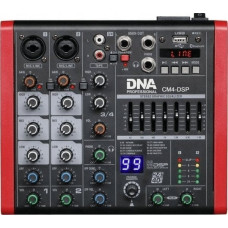 Bitmat DNA DNA CM4-DSP mikser audio 4 kanały USB MP3 Bluetooth Phantom