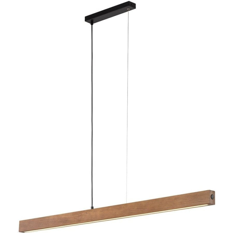 Tkkrywult TK Lighting Teo 1449 lampa wisząca zwis 1x36W LED 3000K orzech/czarna