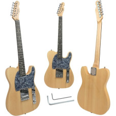 V-Tone GITARA ELEKTRYCZNA 4/4 TELECASTER 39 NATURALNE DREWNO KLUCZ IMBUSOWY